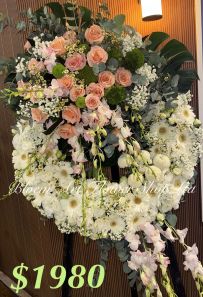Mixed Floral Wreath - CODE 94795